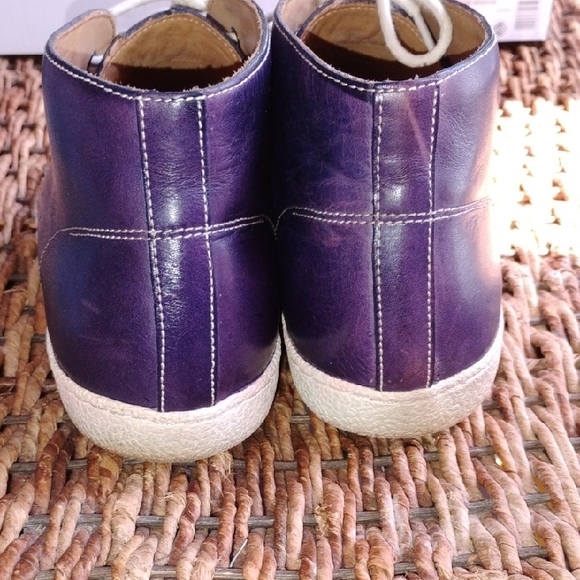 Cole Hann Men's Purple Leather Shoes, Bootie Style - Picture 5 of 9